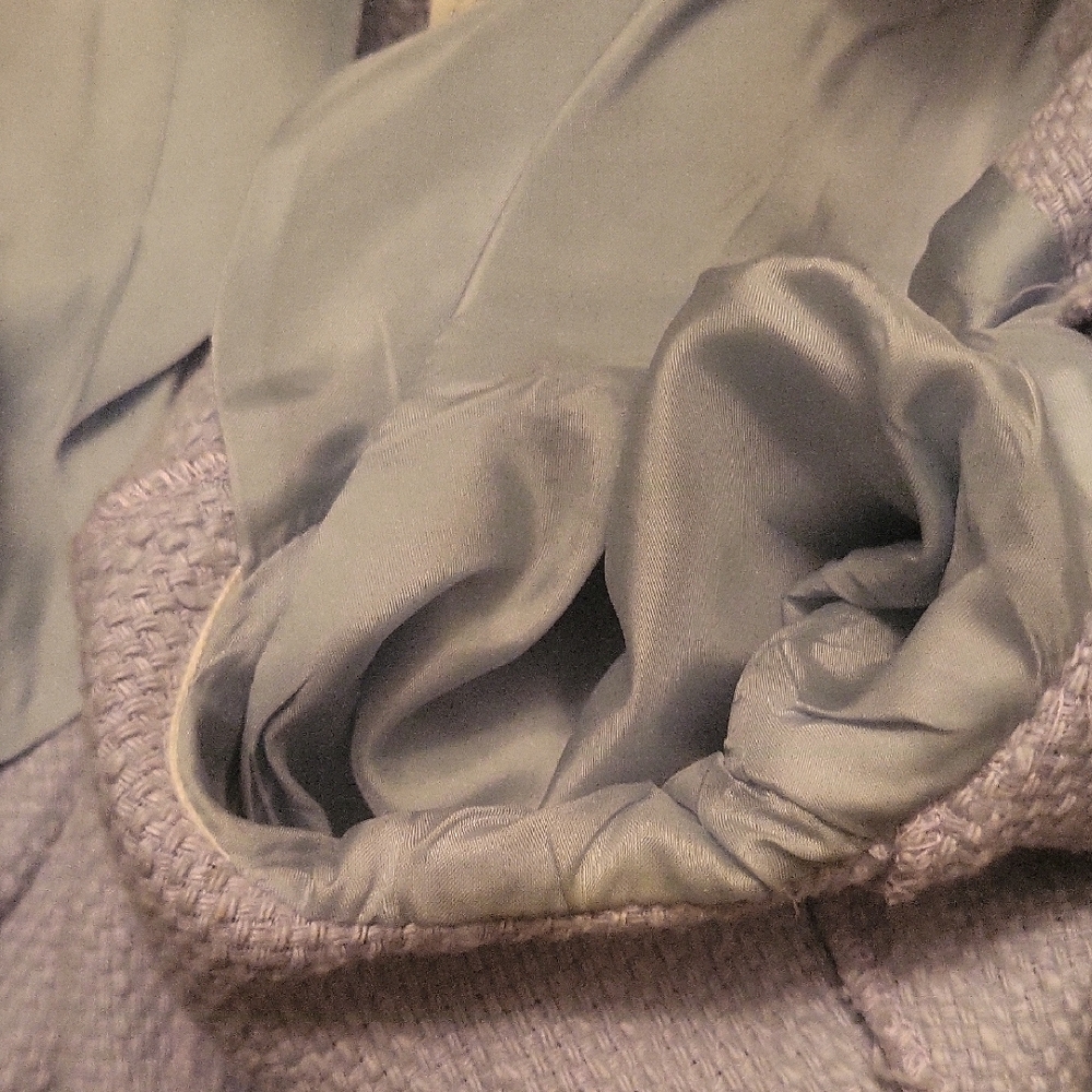 Rare Find Les Copains Sky Blue Textured Blazer - Picture 7 of 8